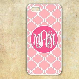 Monogrammed Iphone 5 Case - Personalized Hard..