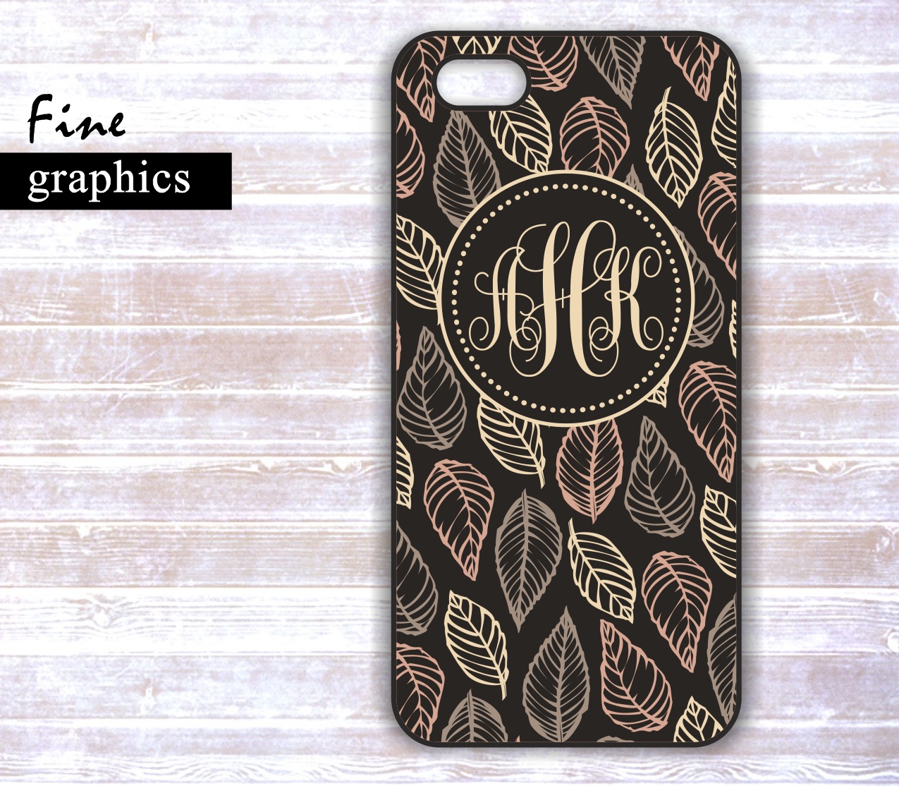 Iphone 5 Case - Iphone 4/4s Case - Samsung Galaxy S3 Case - Monogrammed Personalized Iphone Hard Cover