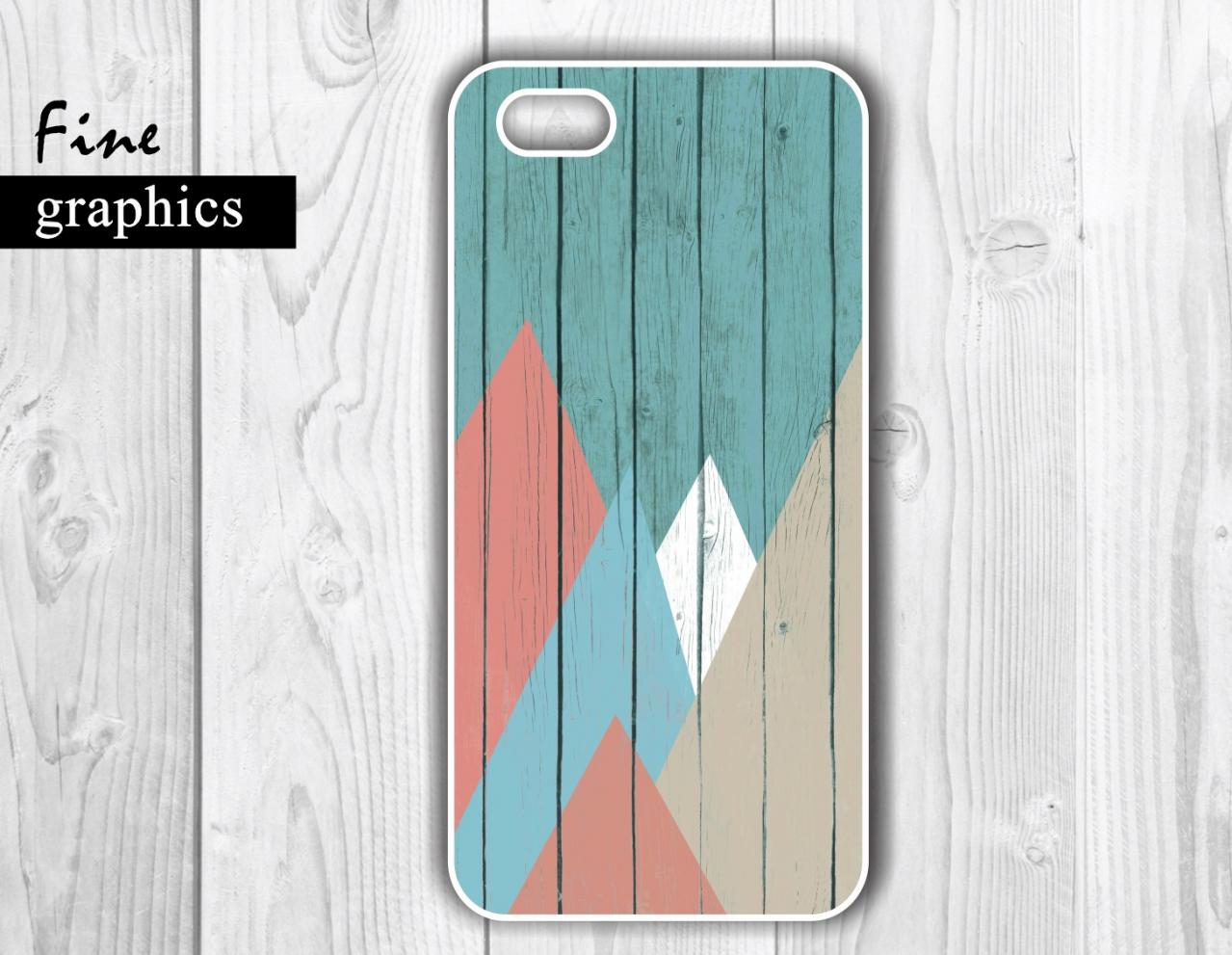 Wood Tribal Iphone 5 Case - Iphone 4s Case- Samsung Galaxy S3/s4 Case