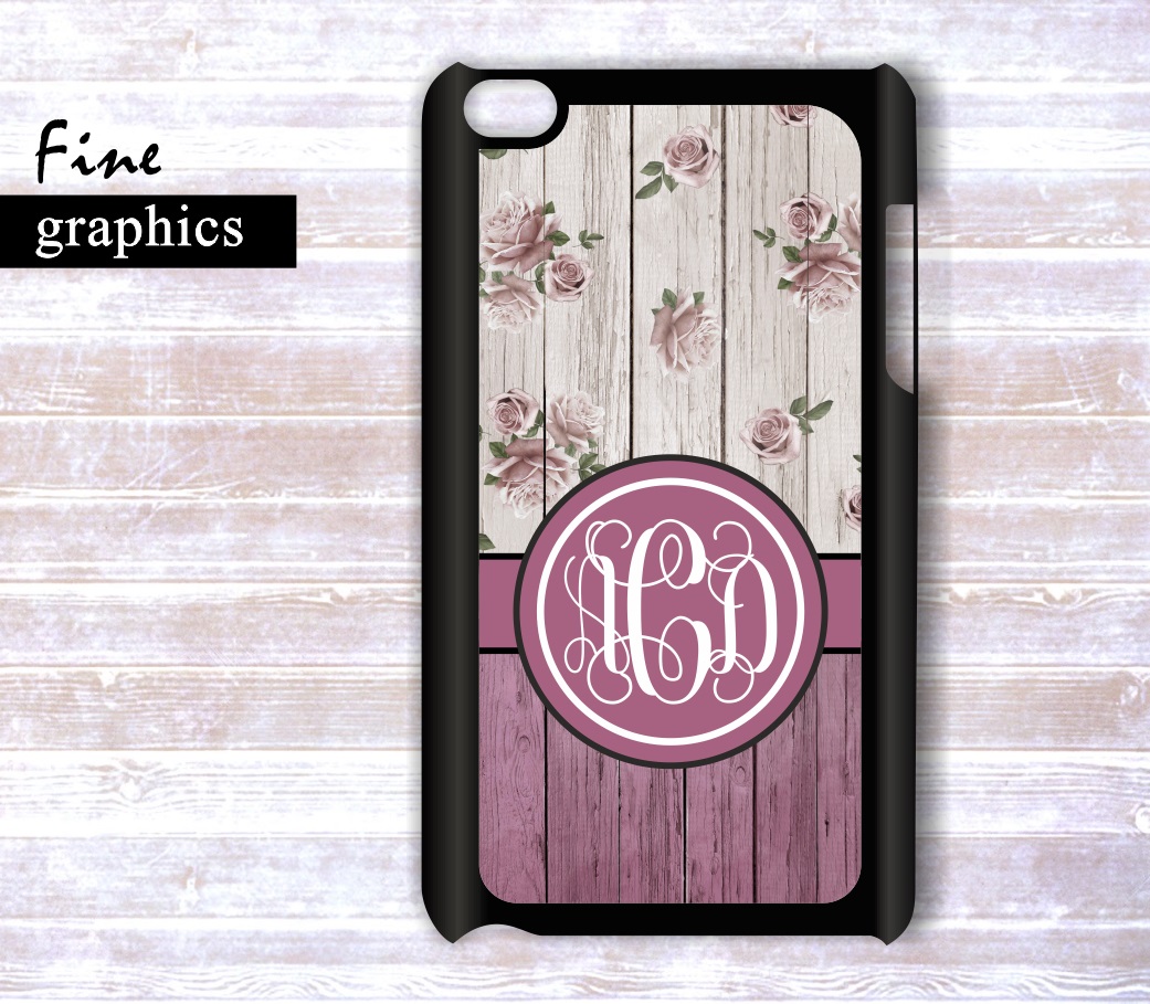 Personalized Ipod Touch Wood case- Monogrammed Ipod Touch case